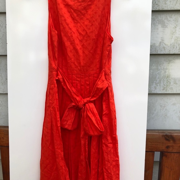 J. Crew Cecelia pleated sundress a-line vneck - Picture 3 of 5